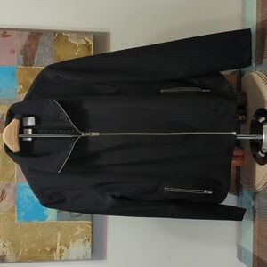 Women's black zip up jacket